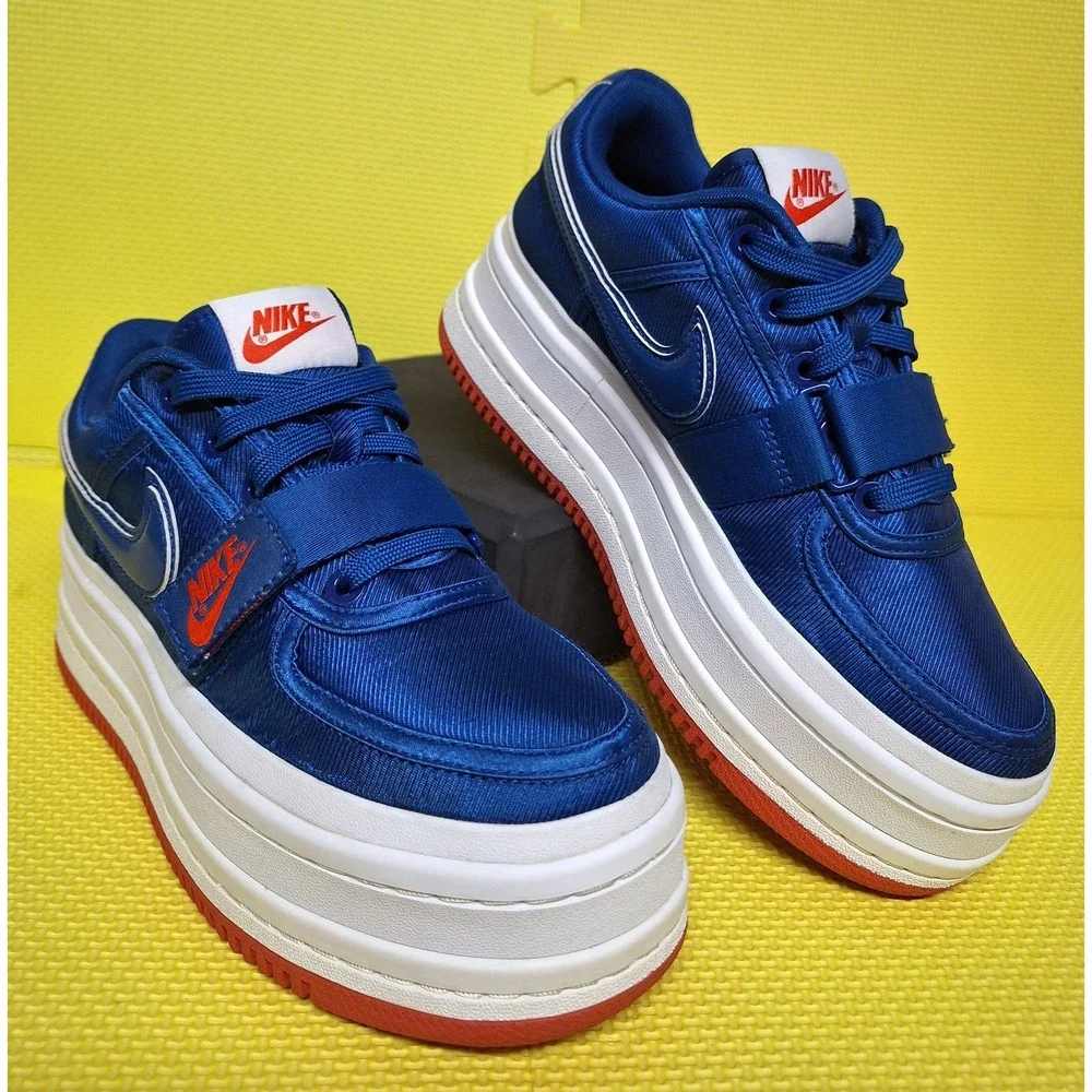 Nike Vandal 2K Gym Blue Double Stack Platform Sneakers US Sz 8 Womens AO2868-400